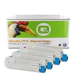 Q-Nomic Pack ahorro toners 44844508/7/6/5 4 colores | QN44844508BK/C/M/Y